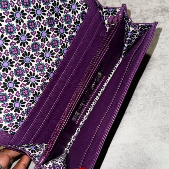 Vera Bradley RFID Audrey Wallet in "Dream Tapestry" pattern - Picture 3 of 4